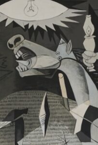 Guernica Wojciecha Fangora fragment