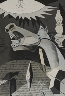 Guernica Wojciecha Fangora fragment